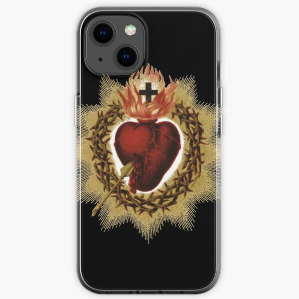 Sacred Heart of Jesus Catholic iPhone Soft Case RB2611 product Offical JESUS Merch