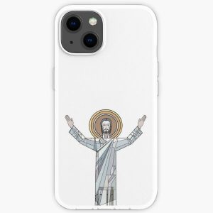 Touchdown Jesus  iPhone Soft Case RB2611 product Offical JESUS Merch
