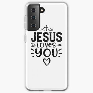Jesus Loves You - Jesus Samsung Galaxy Soft Case RB2611 product Offical JESUS Merch