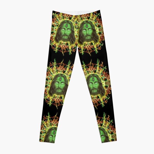 Psychedelic Jesus Leggings RB2611 product Offical JESUS Merch