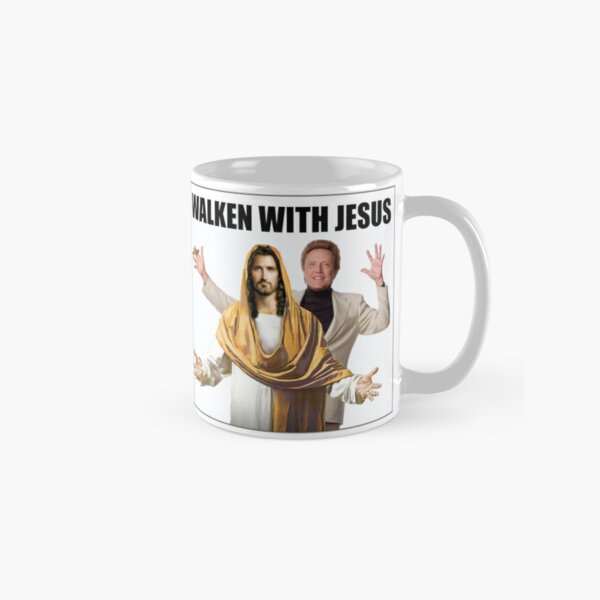 Walken With Jesus - Funny Walking With Jesus Gift Ideas for Christopher Lovers Classic Mug RB2611 product Offical JESUS Merch