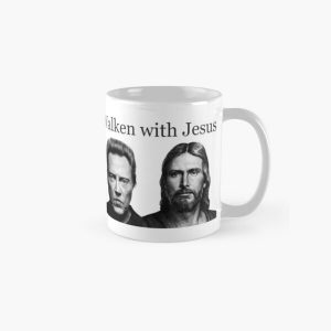 Walken with Jesus - Funny Walking with Jesus with Christopher Gag Gifts Classic Mug RB2611 product Offical JESUS Merch