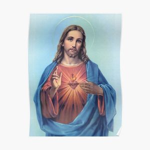 Sacred Heart of Jesus  Poster RB2611 product Offical JESUS Merch