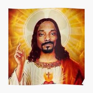 Snoop Dogg goes jesus  Poster RB2611 product Offical JESUS Merch