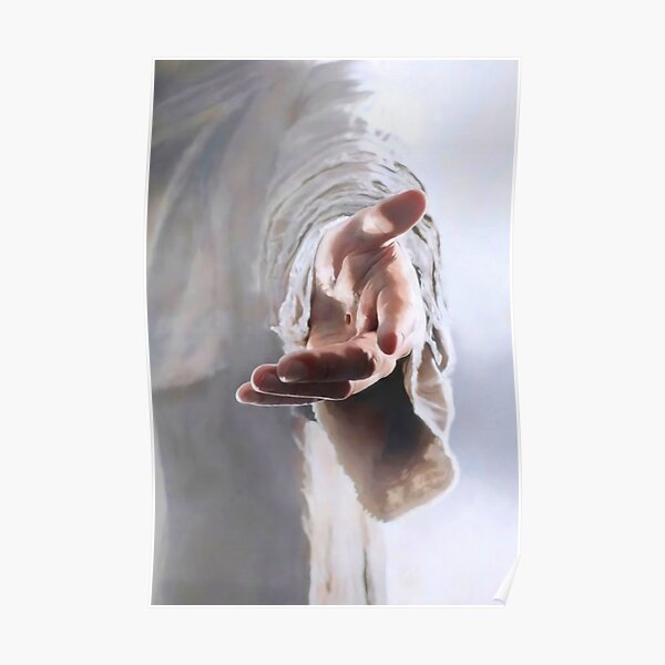 Christian Jesus Poster Give Me Your Hand Poster RB2611 product Offical JESUS Merch