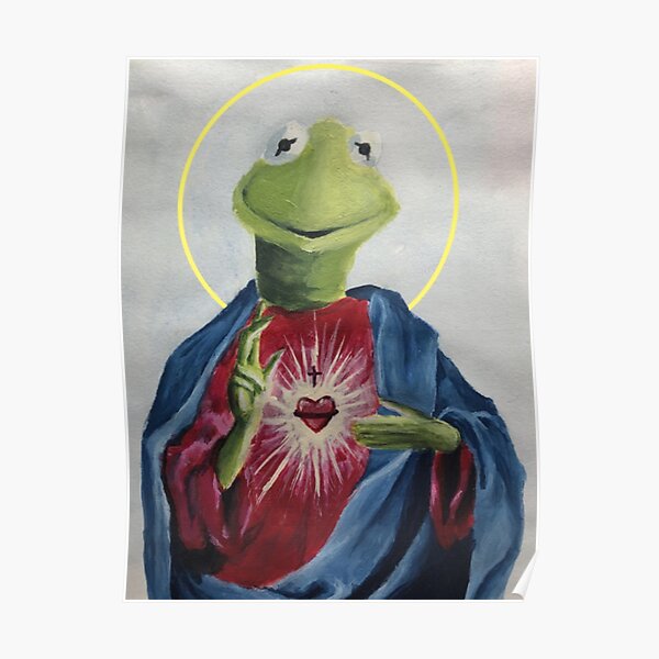 Kermit Jesus Poster RB2611 product Offical JESUS Merch