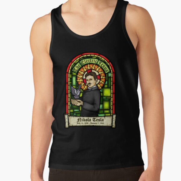 Tesla: The Electric Jesus Tank Top RB2611 product Offical JESUS Merch