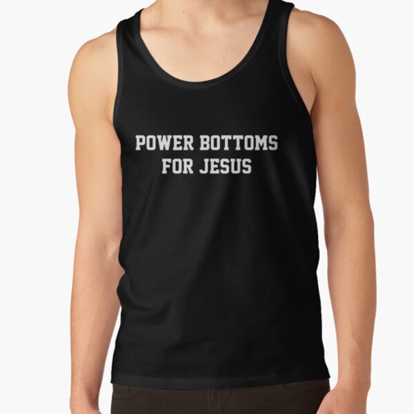 Power Bottoms for Jesus Tank Top RB2611 product Offical JESUS Merch