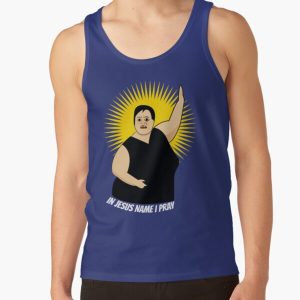 GOD WARRIOR: IN JESUS NAME I PRAY Tank Top RB2611 product Offical JESUS Merch
