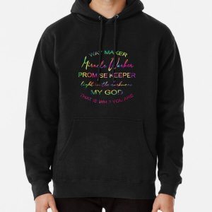 Waymaker Miracle Worker Jesus Christ Pullover Hoodie RB2611 product Offical JESUS Merch