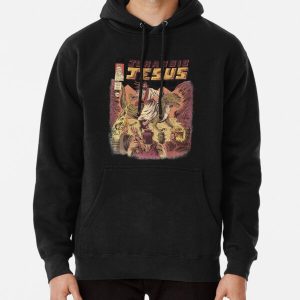 JURASSIC JESUS Pullover Hoodie RB2611 product Offical JESUS Merch