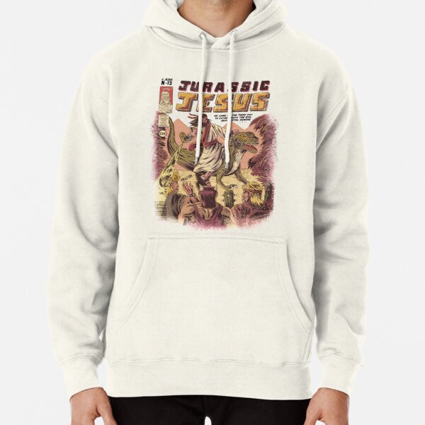 JURASSIC JESUS Pullover Hoodie RB2611 product Offical JESUS Merch
