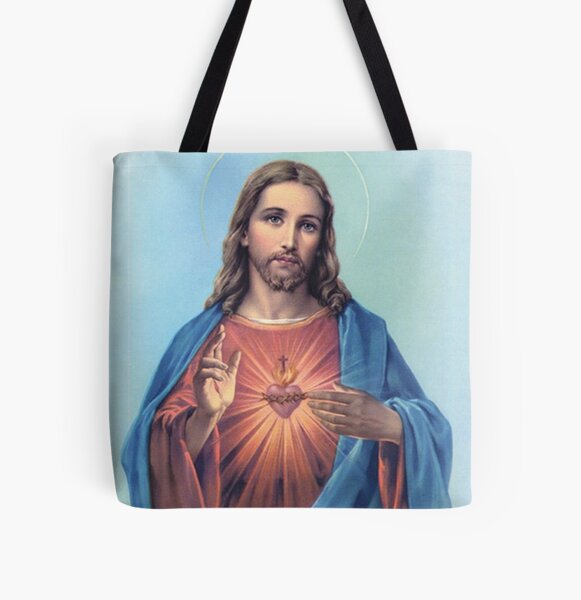 Sacred Heart of Jesus  All Over Print Tote Bag RB2611 product Offical JESUS Merch