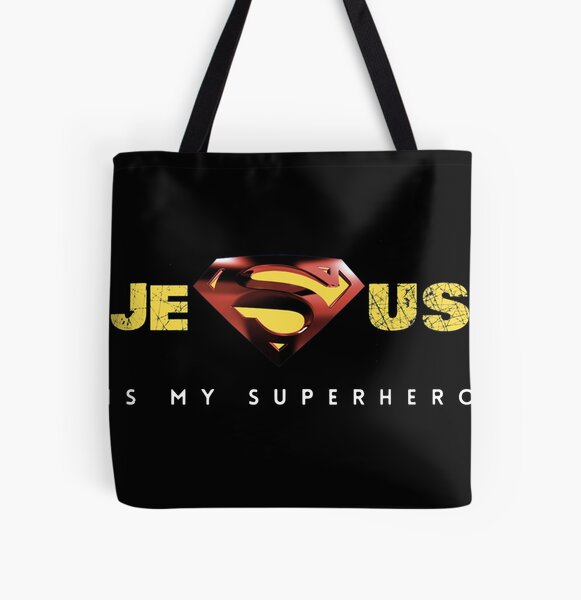 jesus is my superhero christ jesus All Over Print Tote Bag RB2611 product Offical JESUS Merch