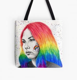 Lesbian Jesus All Over Print Tote Bag RB2611 product Offical JESUS Merch