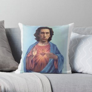 Adam Driver Jesus Throw Pillow RB2611 product Offical JESUS Merch