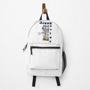 I Love Jesus Is My Savior Backpack RB2611 product Offical JESUS Merch