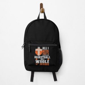 All i need today is basketball and Jesus Backpack RB2611 product Offical JESUS Merch