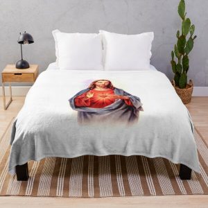 Sacred Heart of Jesus Throw Blanket RB2611 product Offical JESUS Merch