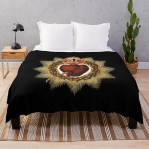 Sacred Heart of Jesus Catholic Throw Blanket RB2611 product Offical JESUS Merch