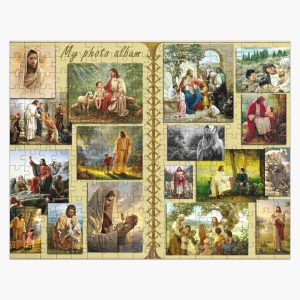 God Jesus Board Game Jigsaw Puzzle, print on canvas painting Jigsaw Puzzle RB2611 product Offical JESUS Merch
