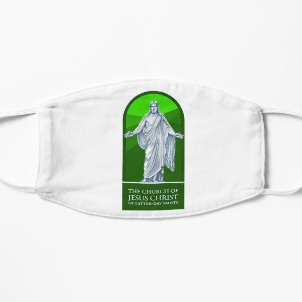The Church of Jesus Christ of Latter-Day Saints New Logo Green Flat Mask RB2611 product Offical JESUS Merch