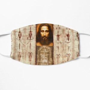 The Shroud of Turin Jesus Holy Face 201 Flat Mask RB2611 product Offical JESUS Merch